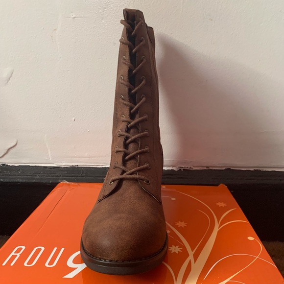 Lace up combat boots - Picture 4 of 5